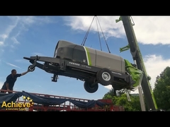 Pompa fissa concreta consegnare a porto